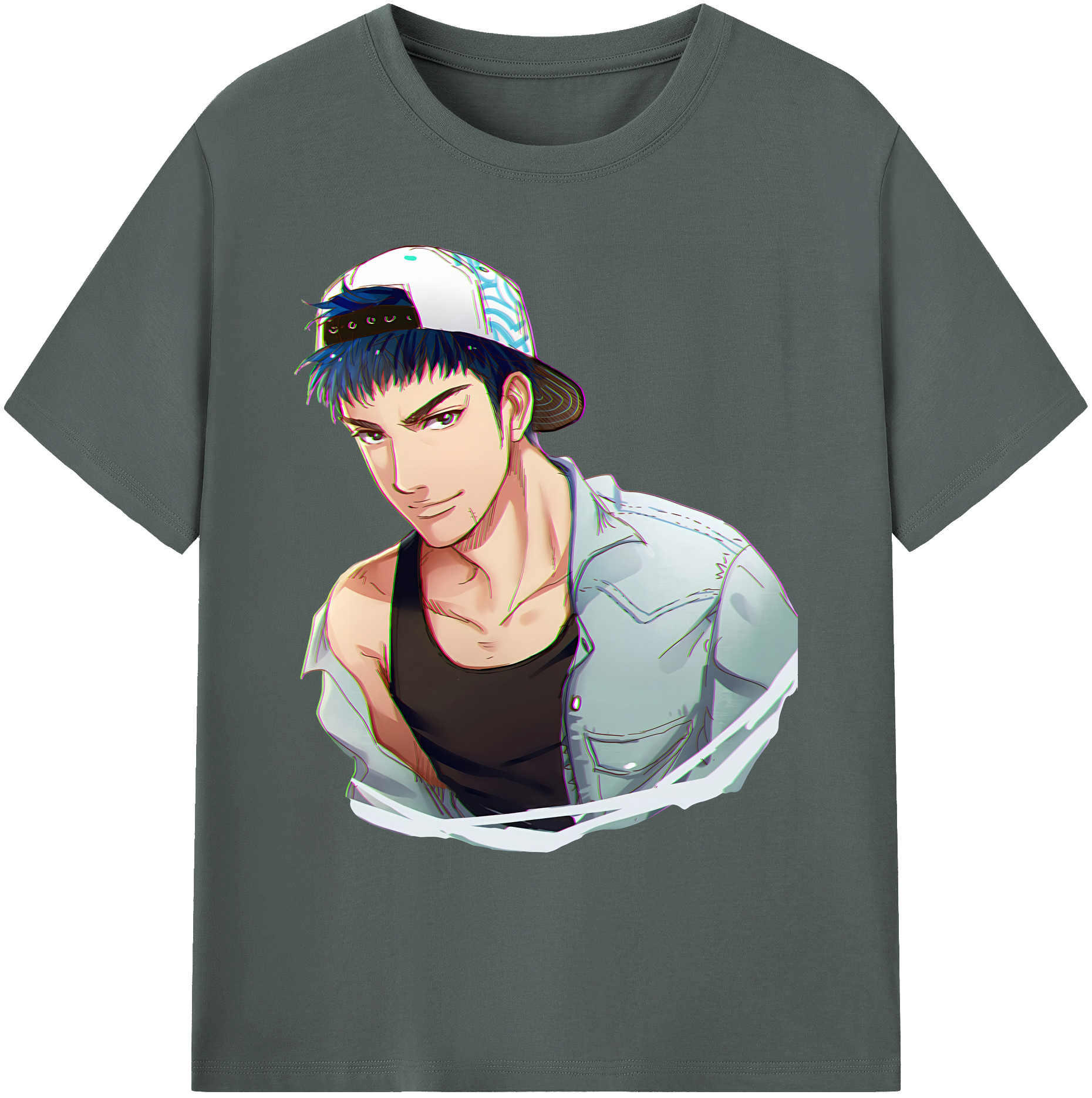 （画像用） SLAM DUNK／スラムダンク 綿100％ メンズ半袖Tシャツ｜肌触りやわらか＆通気性
